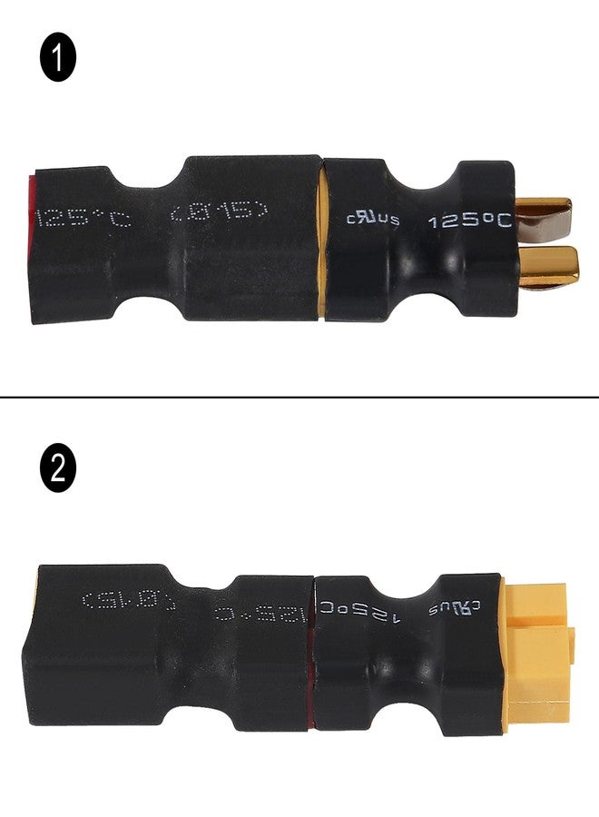 Meimom 4Pairs (8pcs) XT60 Plug Male Female Connector to T Plug Male Female Connector Conversion Adapter - Image 5
